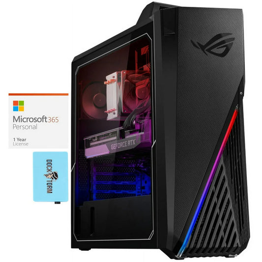 ROG Strix GA15DK Gaming Desktop PC (AMD Ryzen 7 5800X 8-Core, Geforce RTX 3070, 128GB RAM, 8TB Pcie SSD, Wifi, Bluetooth, Win 11 Pro) with 1680D Backpack