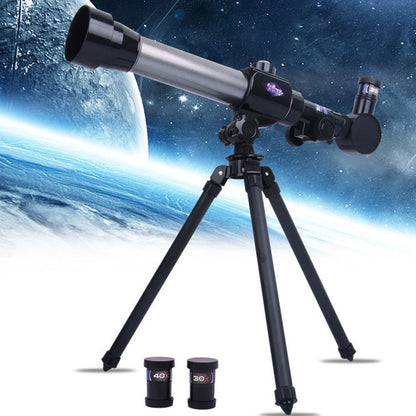 HOT Sale！Telescopes for Kids and Beginners,Telescopes for Astronomy Clearance,40X HD Educational Astronomy Science Refractor Monocular Space Telescope with Tripod,Gifts for Friens and Family